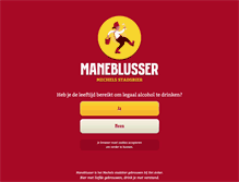 Tablet Screenshot of maneblusser.com